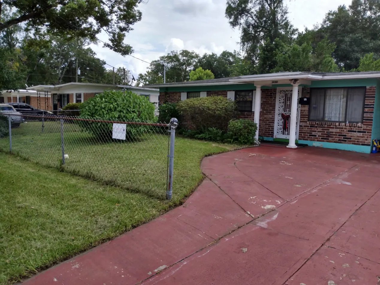 After — mowed lawn clean property